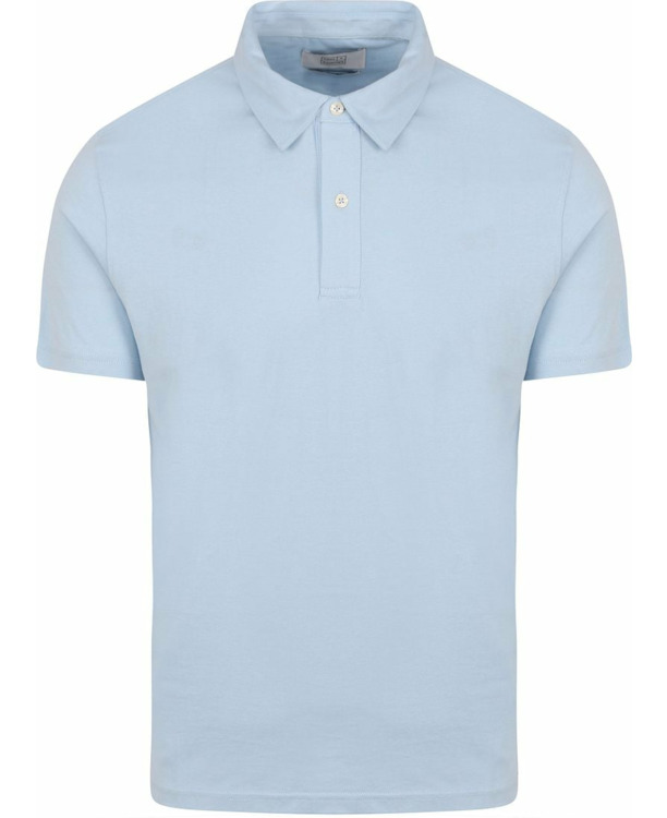 King Essentials The James Poloshirt Lichtblauw