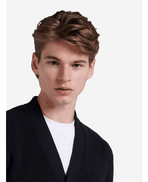 No Label Heren vest Boston Heavy-knit