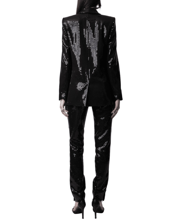 PRUNE ZIP SEQUINS