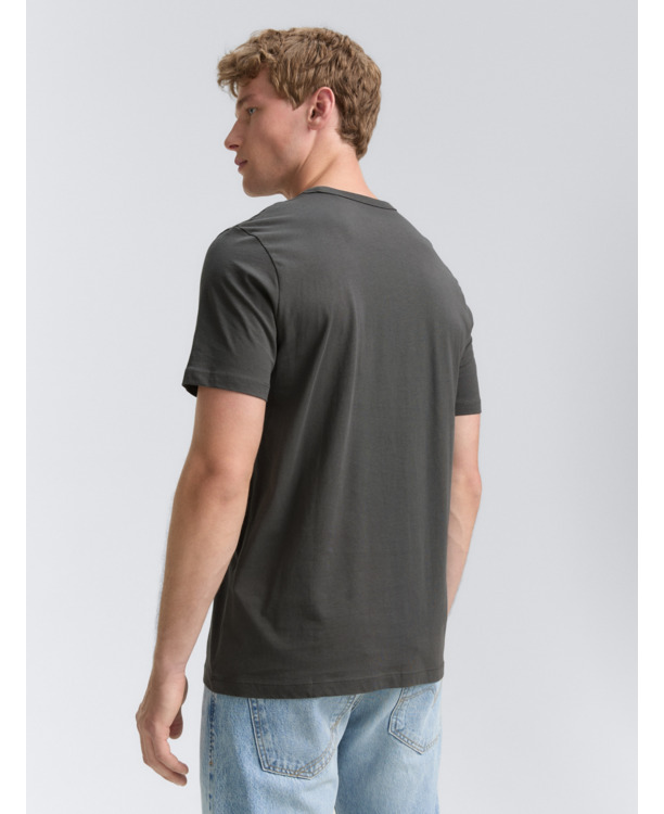 Eenvoudig T-shirt met logo-opdruk