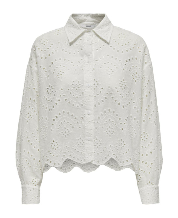 Loose Fit Shirt Collar Long Sleeves (L/S) Shirt met lange mouwen en verlaagde schouders