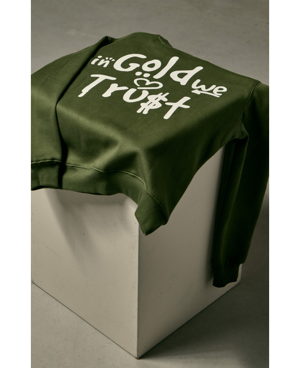 De Graffiti Trui Groen Unisex
