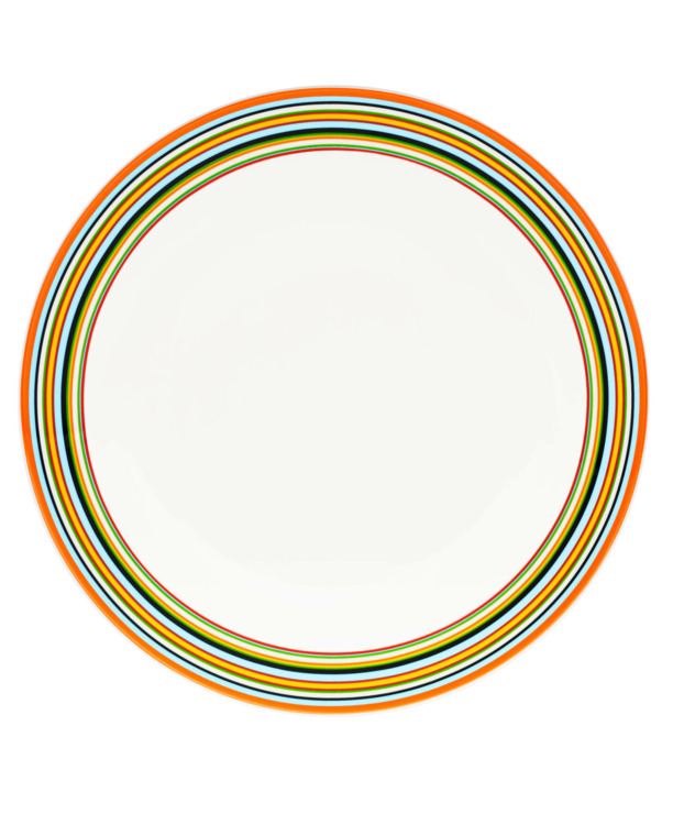 Origo plate flat 26cm orange