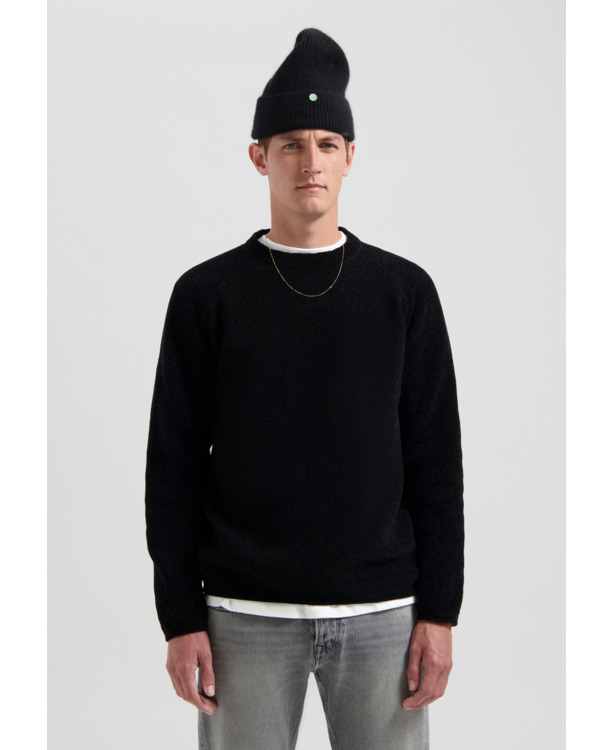 Dstrezzed Heren Chenille Trui Crewneck Grijs