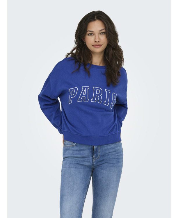 Loose Fit O-Neck Long Sleeves (L/S) Sweatshirt met print