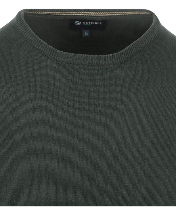 Suitable Respect Oinir Pullover Donkergroen