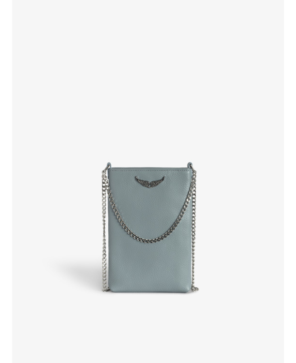 ROCK PHONE POUCH GRAINED LEATH