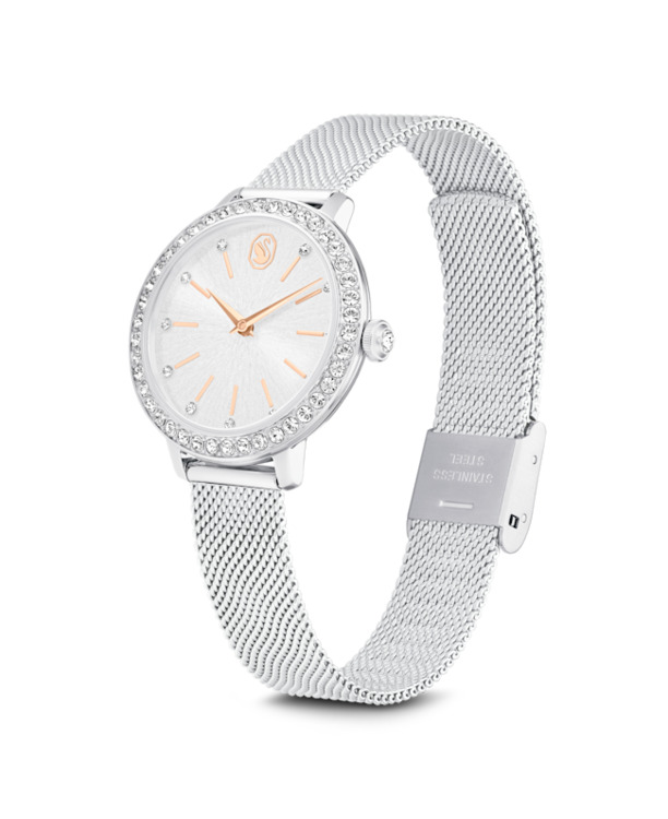 Certa Mesh Strap Stainless Steel shiny Silver