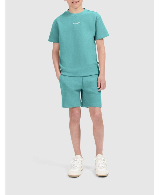 Junior Wafel Borduur T-shirt 100% Katoen