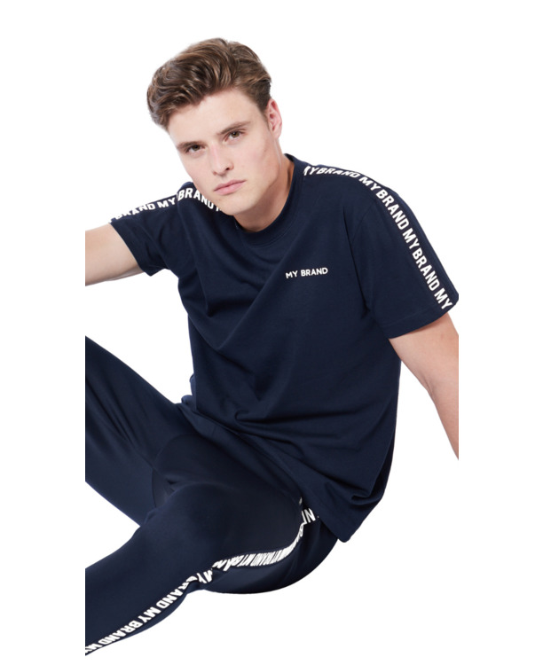 MIJN MERK TAPE T-SHIRT MANNEN
