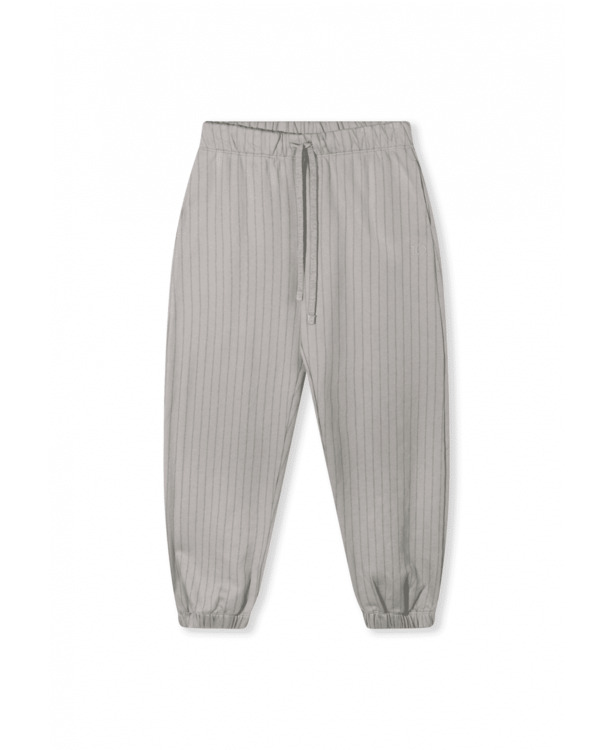 10DAYS Dames gestreepte jogger broek katoen elastaan