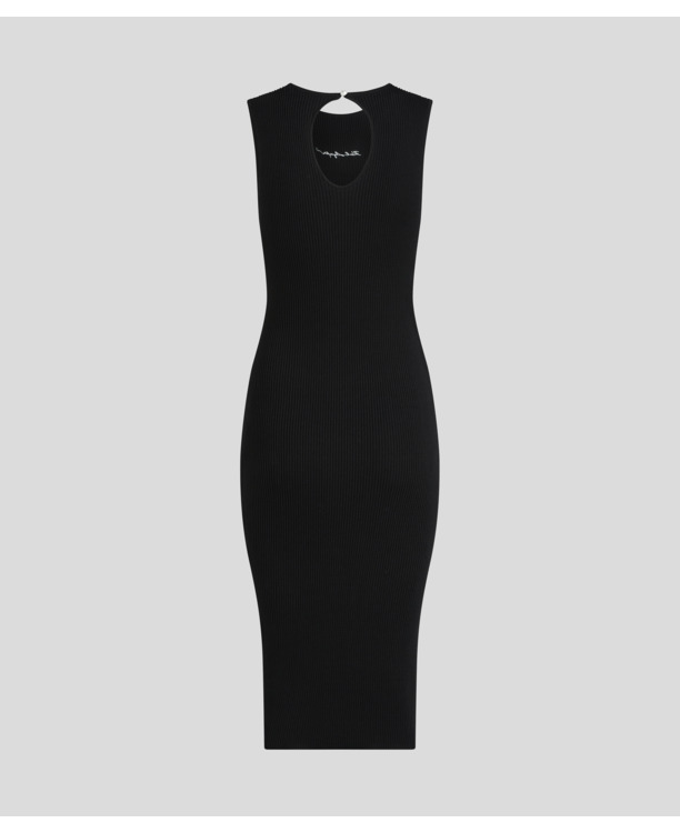 OPEN BACK KNIT DRESS