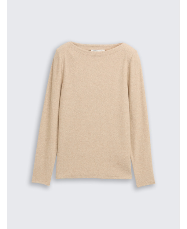 Overhemd met lange mouwen in edelsteenlook