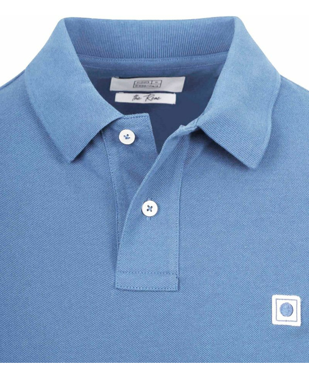 King Essentials The Rene Poloshirt Mid Blauw