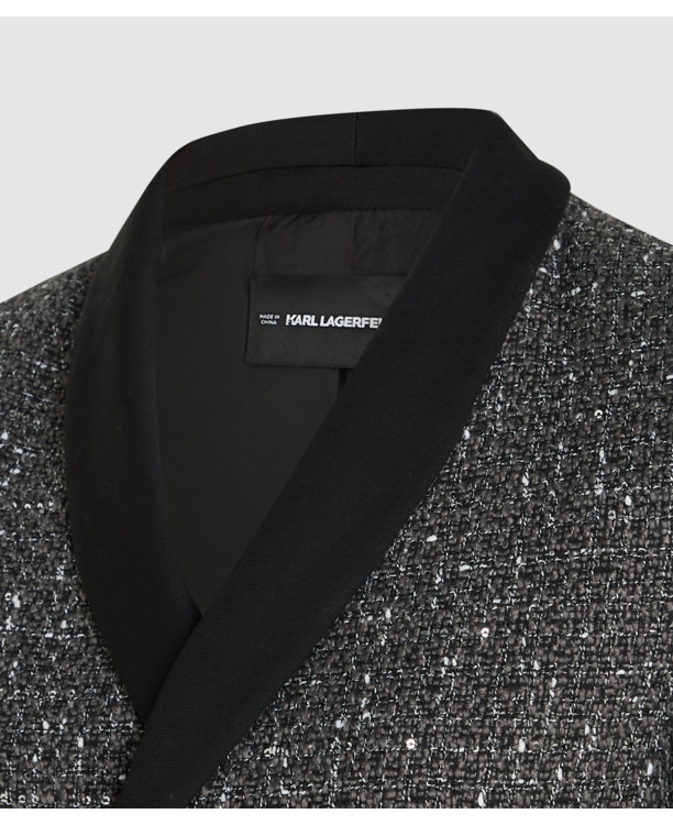TAILORED BOUCLE BLAZER DRESS