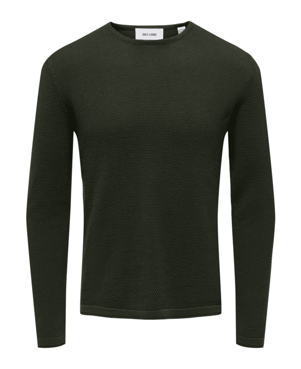 ONSPANTER LIFE 12 STRUC CREW KNIT N