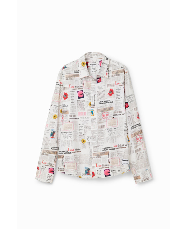 BERNAD SHIRT MET LANGE MOUWEN