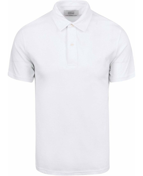 King Essentials The James Poloshirt Wit