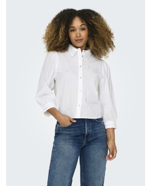 Box Fit Shirt Collar 3/4 Sleeves (3/4)
