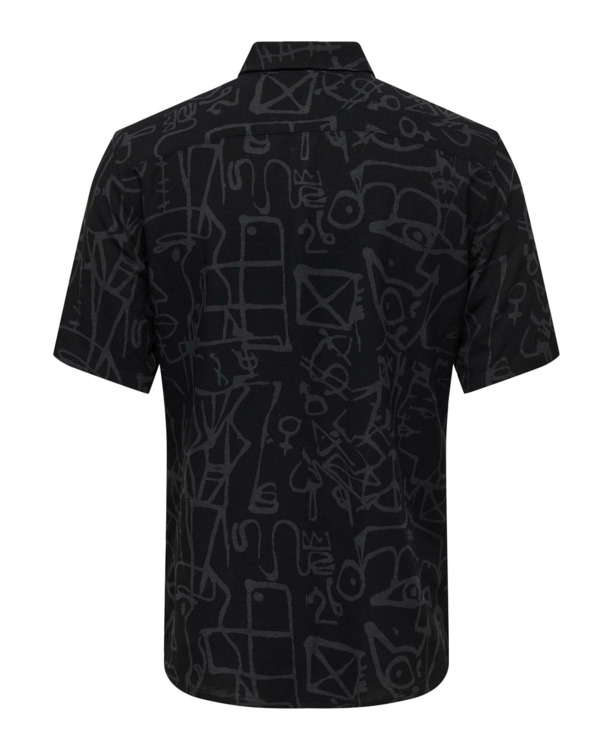 Slim Fit Overhemdkraag Korte Mouwen (K/M) Heren