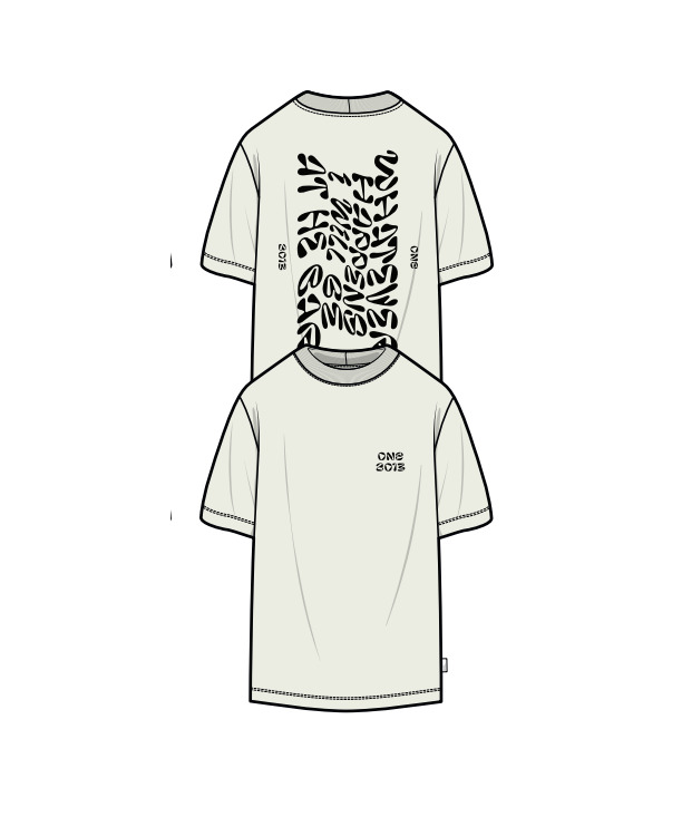 Relaxed Fit O-Hals Korte Mouwen (K/M) Heren