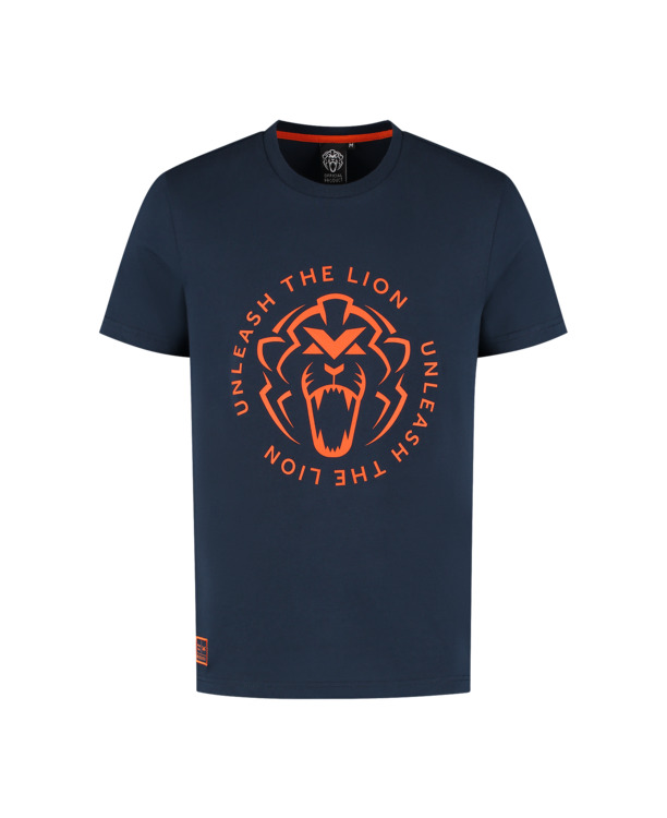 T-Shirt - Navy - Unleash The Lion