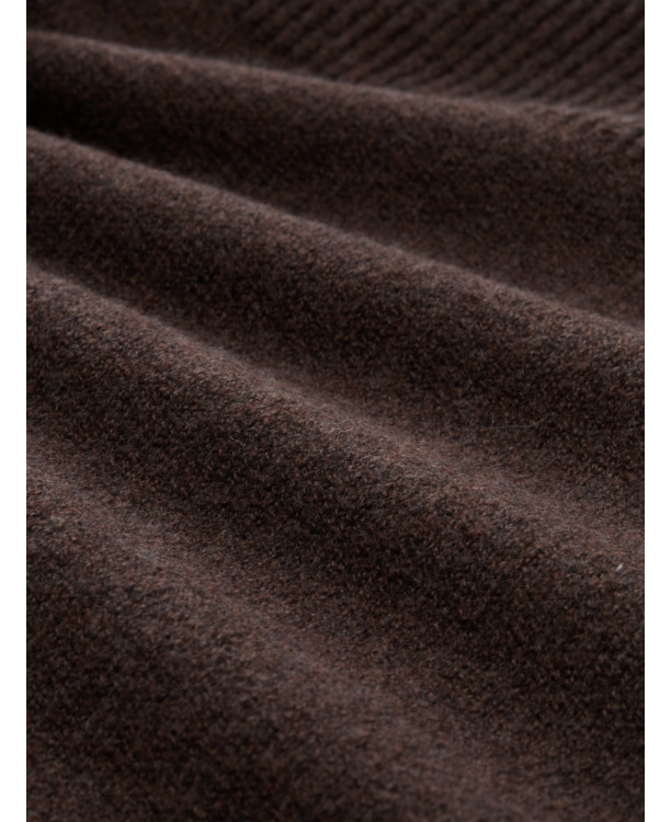 Uitgebreide jurk met opstaande Kraag