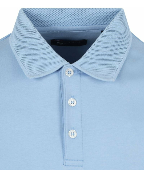 Suitable Liquid Poloshirt Lichtblauw