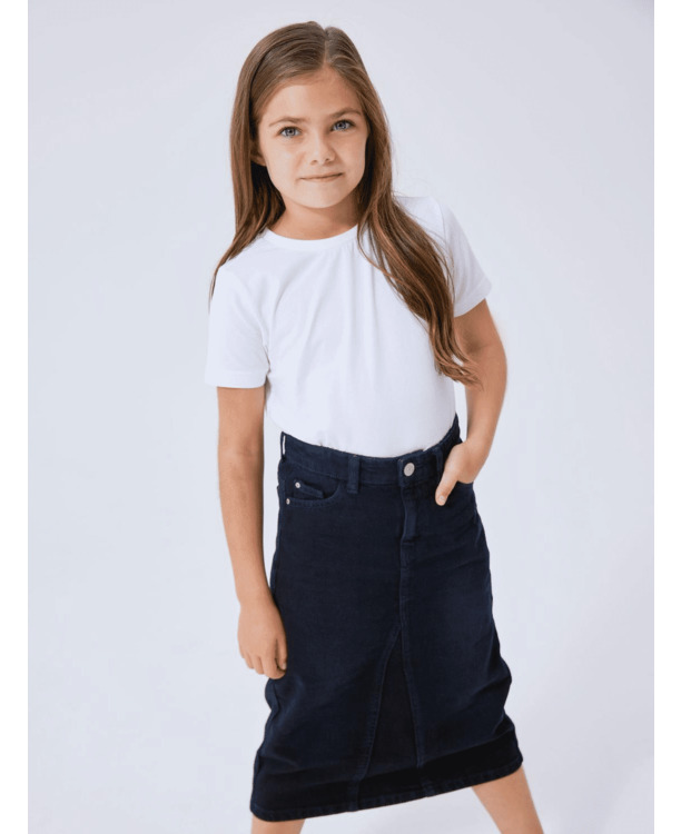NKFLOUISE LONG DNM SKIRT 6368-MD EP