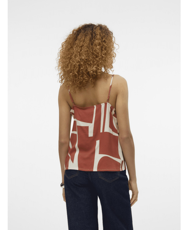 VMEASY JOY V-NECK SINGLET WVN GA