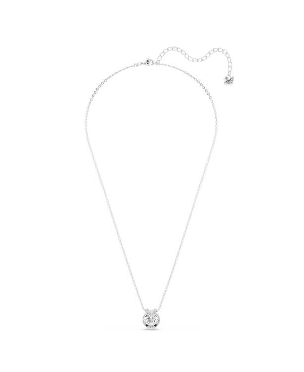 Bella Pendant OU Rhodium shiny Crystal