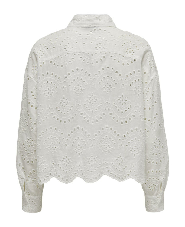 Loose Fit Shirt Collar Long Sleeves (L/S) Shirt met lange mouwen en verlaagde schouders