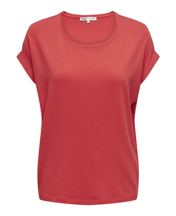 Regular Fit O-Neck Short Sleeves (S/S) Regular fit top met ronde hals en korte mouwen