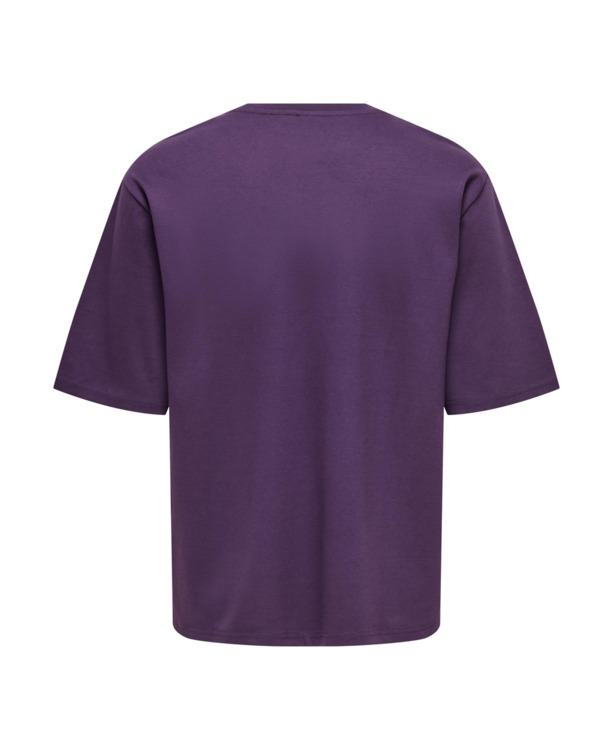 Relaxed Fit O-hals T-shirt met korte mouwen in relaxte pasvorm voor heren Heren