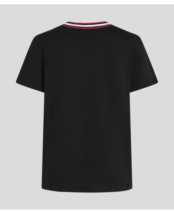 RIB V-NECK SIGNATURE T-SHIRT