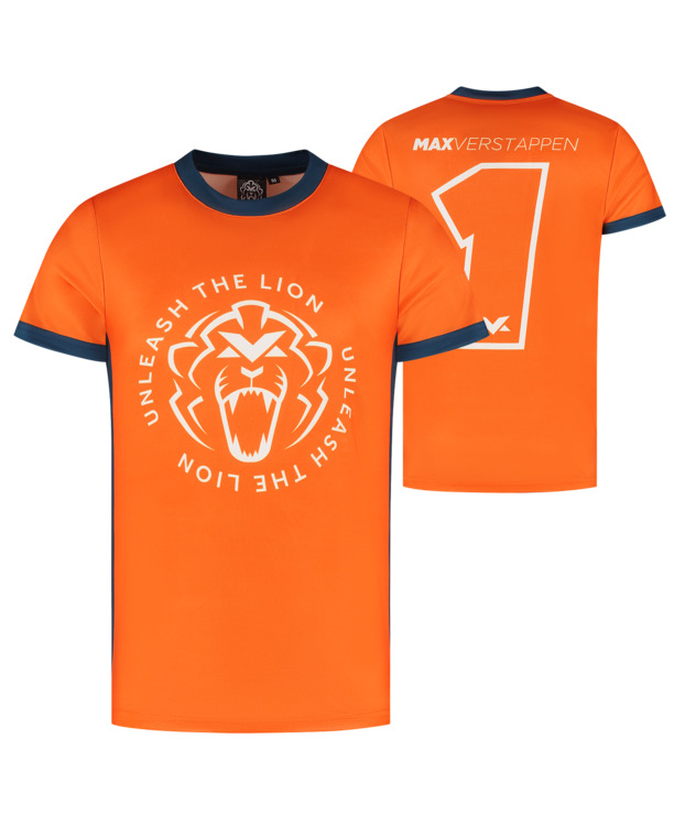 Sportshirt - Oranje - Unleash The Lion