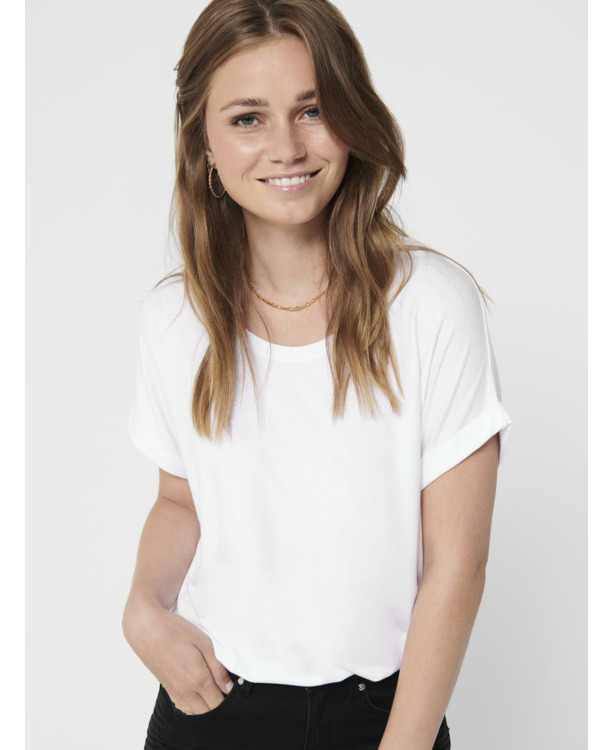Regular Fit O-Neck Short Sleeves (S/S) Regular fit top met ronde hals en korte mouwen