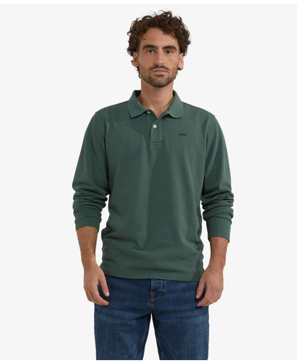 Classic Polo Long Sleeves 100% Cotton Heren