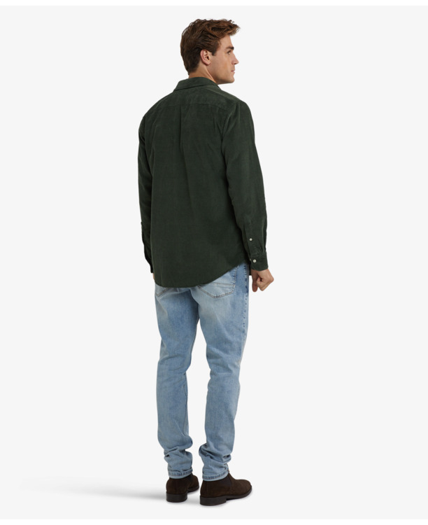 Corduroy Shirt 100% Cotton Heren