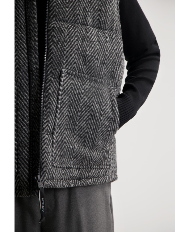 Dstrezzed Heren Bodywarmer Gilet Zwart Jace