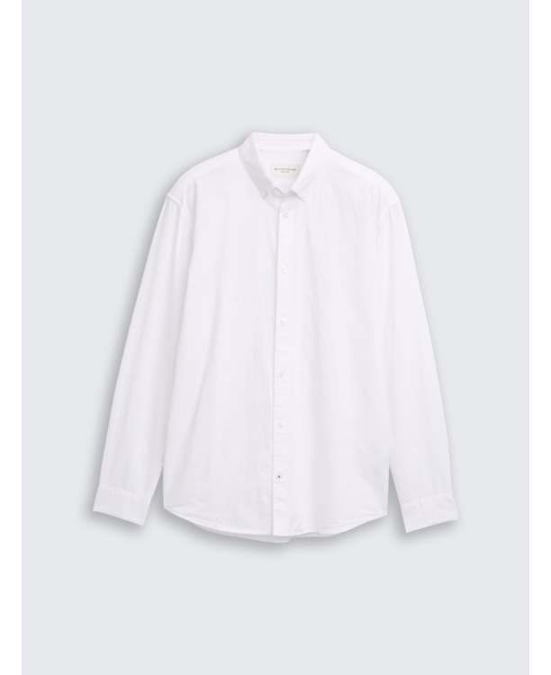 Regular fit katoenen Oxford overshirt