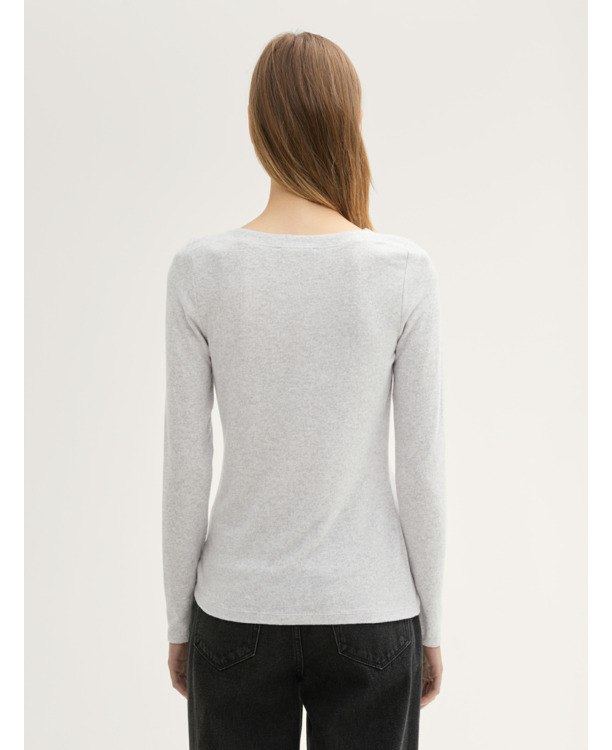 Overhemd met lange mouwen in edelsteenlook