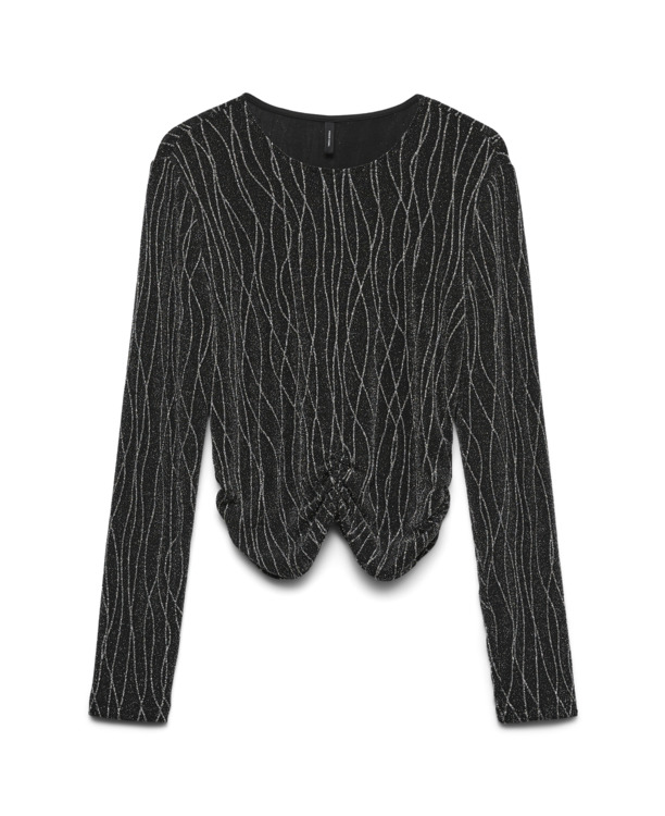 Cropped Fit O-Neck Long Sleeves (L/S)