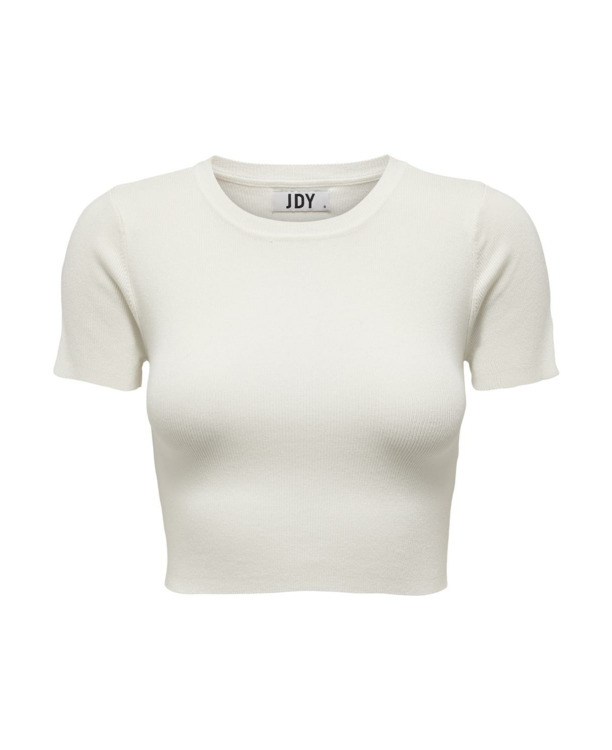 Knit Fit O-Neck Short Sleeves (S/S) Gebreide crop top