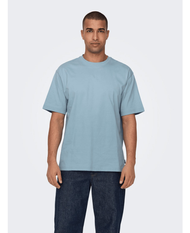 Relaxed Fit O-Hals Korte Mouwen (K/M) Heren