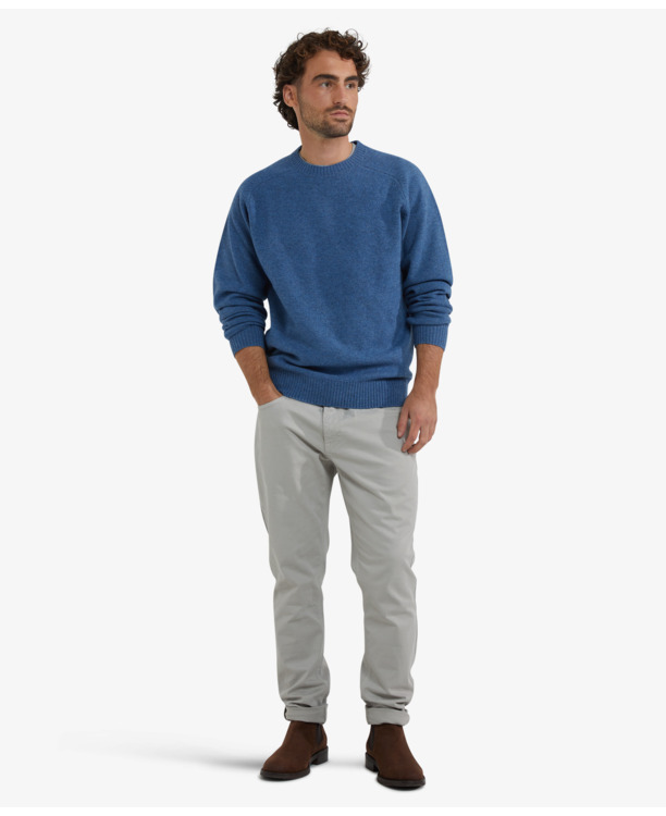 Lambswool Crew Neck sweater 100% Lambswool Heren