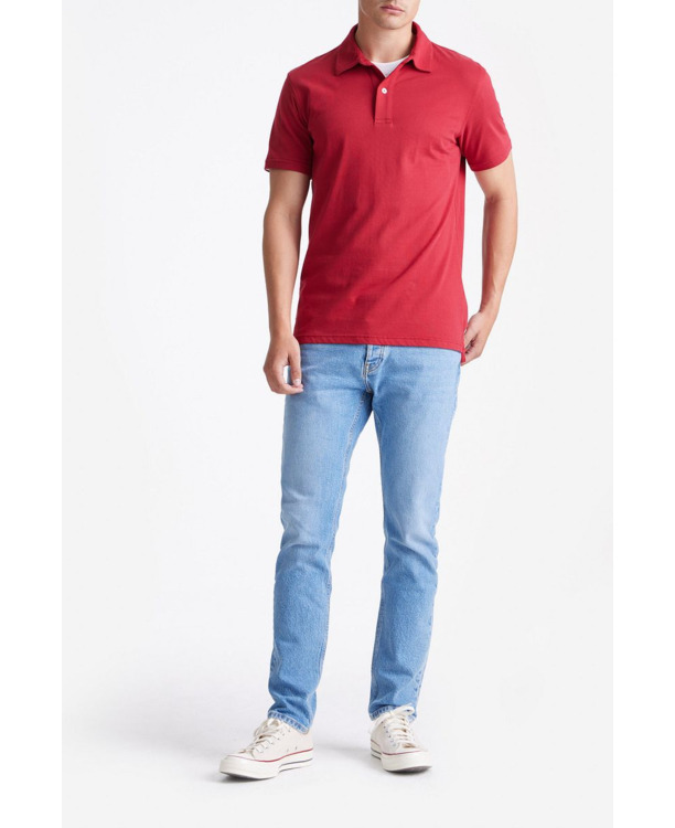 King Essentials The James Poloshirt Rood