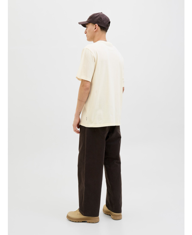 JJEDOVER PRINT TEE SS CREW NECK SN