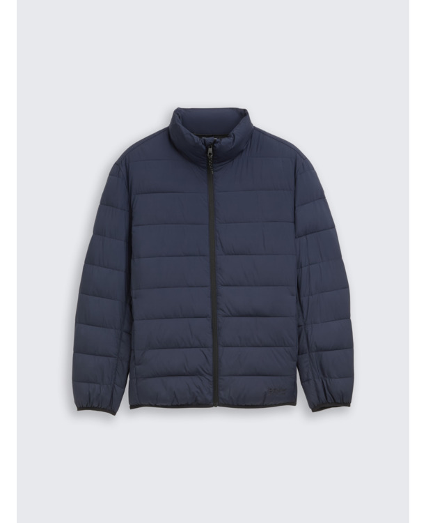 Lichtgewicht katoenen jack met opstaande kraag