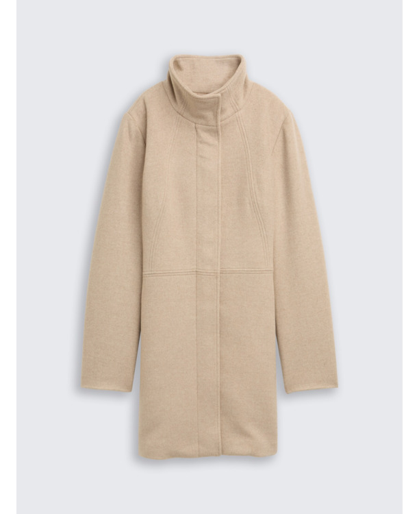 Jas in gemêleerde look